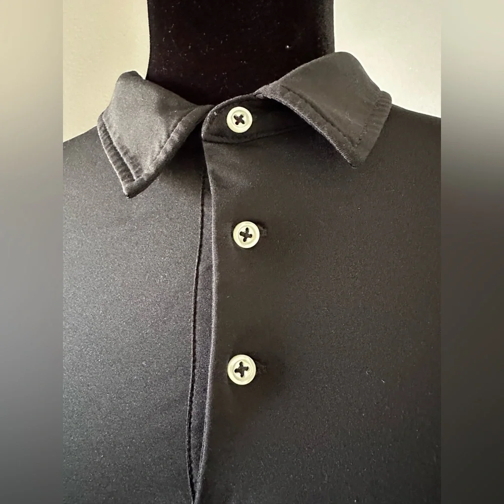 Polo by Ralph Lauren Black Shirt with‎ Red Emblem